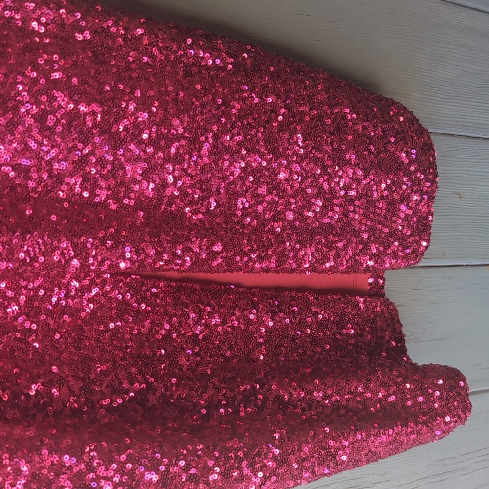 Glitz And Glam Dress in Hot Pink Sequins XS - Picture 6 of 7